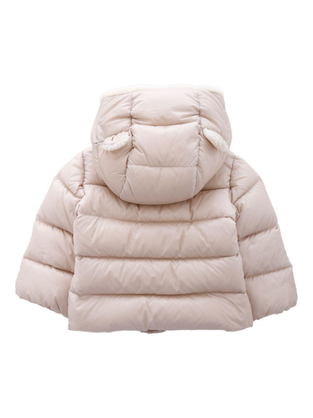 Piumino per neonati Moncler Enfant Bluma rosa con cappuccio K29511A00011597YF 268 MONCLER ENFANT 