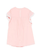 Abito Haida per bambina Louise Misha rosa con colletto in pizzo GRI-S26-S0124 CORAL LOUISE MISHA KIDS 
