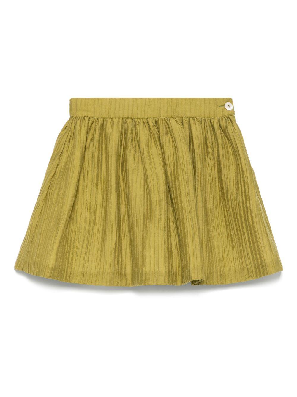 Gonna per bambina La Stupenderia verde plissettata TJGN90 S01 LA STUPENDERIA 