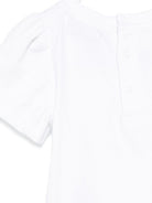 T-shirt con stampa per neonato Moschino Kids bianco con girocollo MDM03MLBA10 10101 MOSCHINO KIDS 