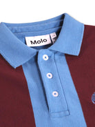 T-shirt Reyo per bambino Molo multicolore con colletto stile polo 1S26A302 9555 MOLO KIDS 