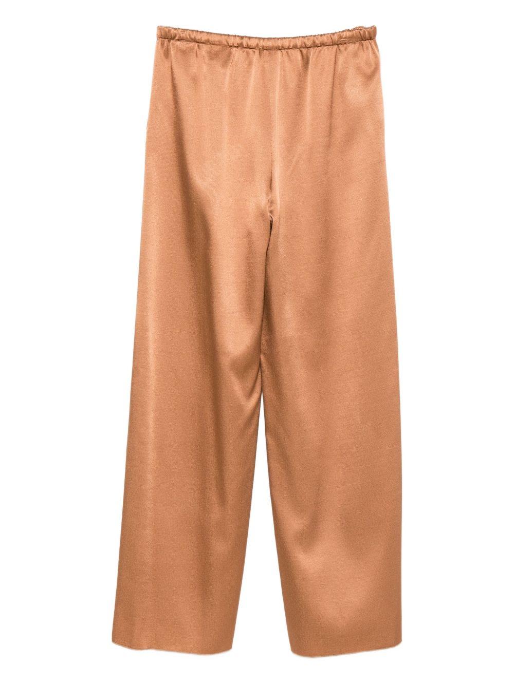 Pantaloni per donna Alysi marroni con coulisse 165181 A5239 CN ALYSI 