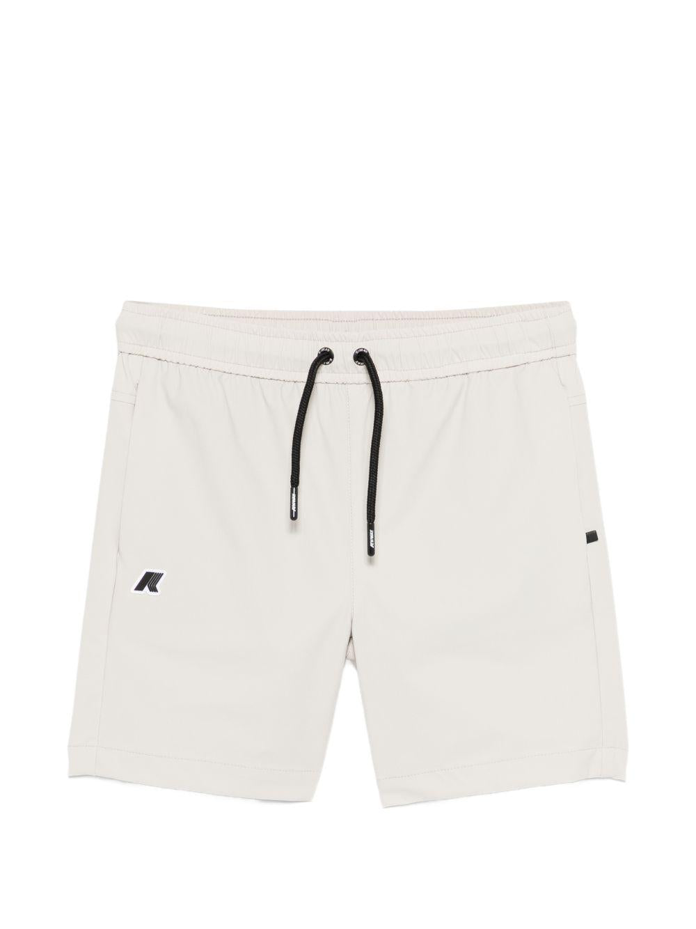 Shorts P.Nesilier per bambino K-WAY Kids grigi con chiusura a coulisse K7152BW 634 K-WAY KIDS 