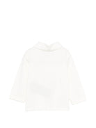 T-shirt per neonata Balmain Kids bianca con colletto stile polo BZ8330 Z3672 102NE BALMAIN KIDS 