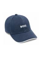 Cappello da baseball per bambino BOSS Kids blu con logo J53115 849 BOSS KIDS 