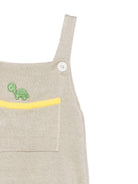 Body per neonato Gensami kids beige con applicazione TU01-B-SOFT GREY BEIGE GENSAMI KIDS 