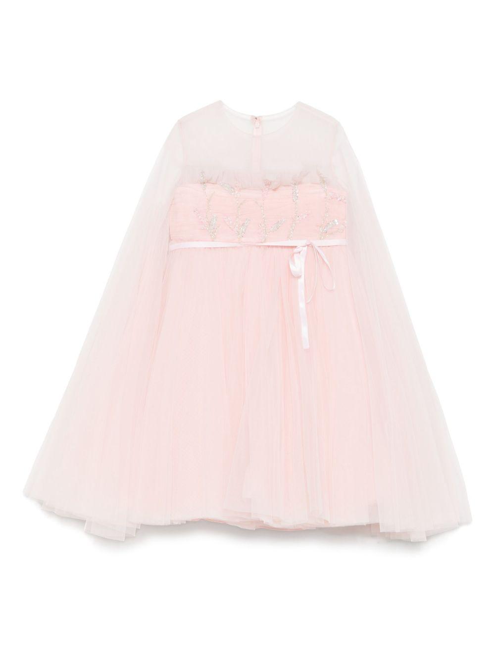 Abito per bambina MAISON AVA rosa in tulle MA-SS25-GG15 PINK MAISON AVA 