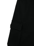 Shorts cargo per bambino John Richmond Junior nero con tasche RBP26060BE BLACK JOHN RICHMOND KIDS 