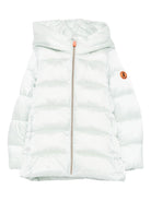 Giubbino per bambina Save The Duck Kids azzurro con design trapuntato J45650G IRIS21 90067 SAVE THE DUCK KIDS 
