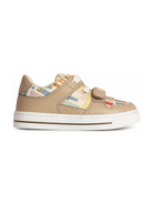 Sneakers per bambini Fendi Kids beige con logo FF all-over JMR475 AY2W F1XI6 FENDI KIDS 