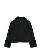 Giubbino per bambina Herno Kids nero con inserti in ecopelliccia GI000104G33344 9300 HERNO KIDS 
