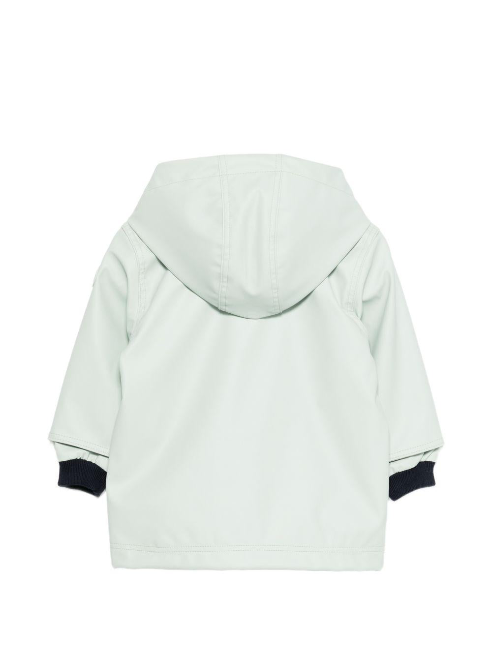 Giubbino impermeabile per neonati Petit Bateau verde con cappuccio A0FKB 01 PETIT BATEAU KIDS 