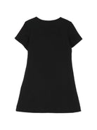 Abito per bambina Versace Kids nero con motivo Medusa 10253011A18321 2B130 VERSACE KIDS 