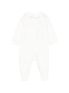 Tutina per neonati Moschino Kids bianca con motivo Teddy Bear MUY09OLCA40 10063 MOSCHINO KIDS 