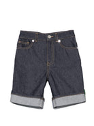 Shorts per bambino Gucci Kids in denim con orlo risvoltato 853979XDDCE 4759 GUCCI KIDS 