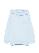 Felpa per bambino Casablanca Kids azzurra con stampa grafica KPF26JTP37202 CASAWAY CASABLANCA KIDS 