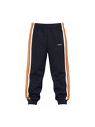 Pantaloni sportivi per bambino Versace Kids blu con bande laterali con motivo Greca 10249321A18120 6UG70 VERSACE KIDS 