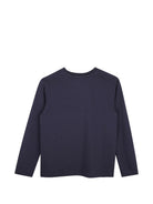T-shirt per bambino Givenchy Kids blu con logo sul davanti H31347 853 GIVENCHY KIDS 
