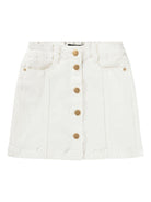 Gonna per bambina Molo bera bianca con design svasato 2S26D125 5636 MOLO KIDS 