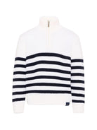 Maglione per bambino Paul & Shark Kids bianco con motivo a righe orizzontali WUW006LHE88 10057 PAUL & SHARK KIDS 