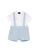 Salopette per neonato fay Kids azzurra con chiusura a bottoni FYA511 I0318 607 FAY KIDS 
