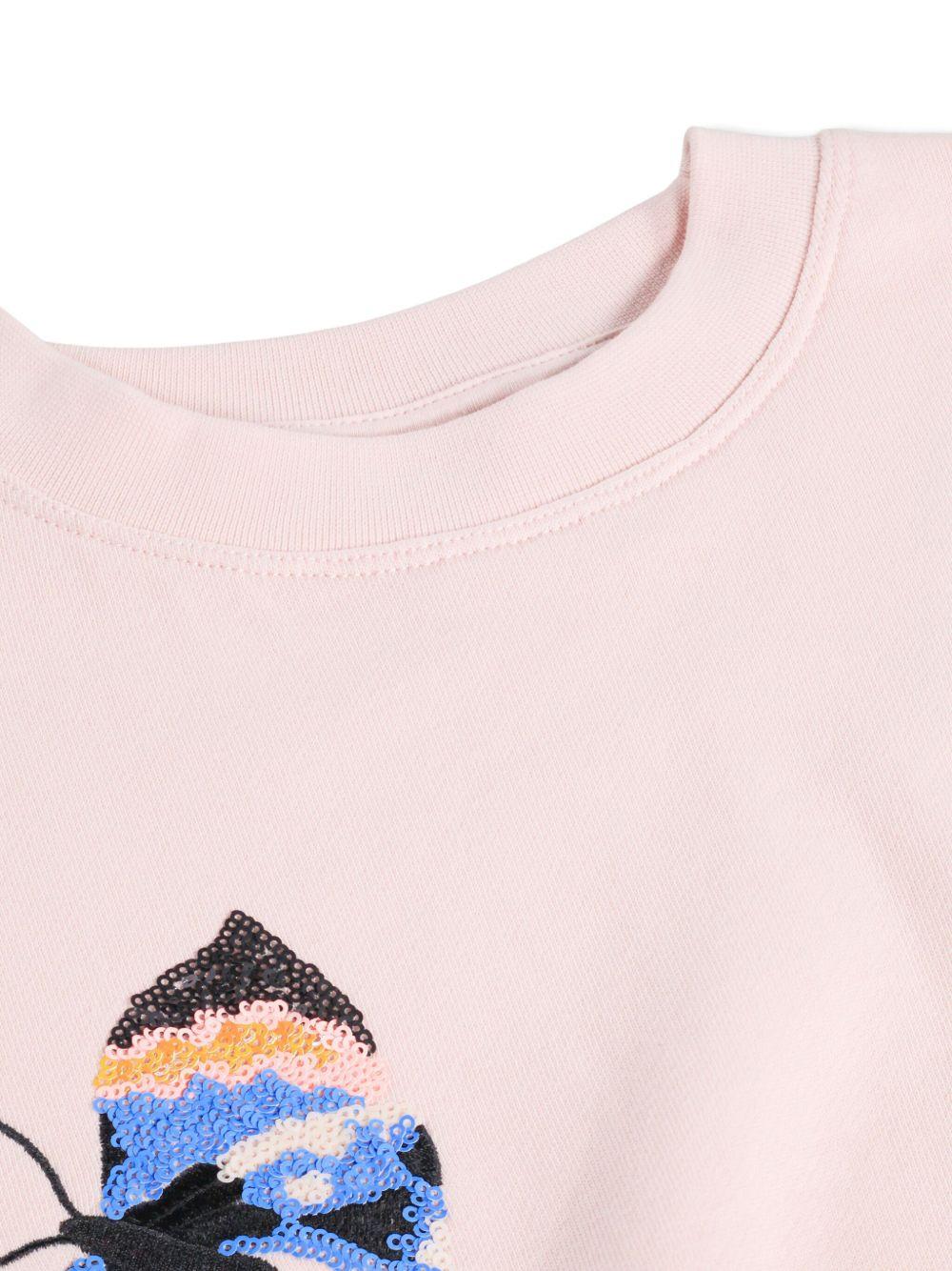 Felpa Marika per bambina Molo rosa con decorazione farfalle 2S26J207 5647 MOLO 