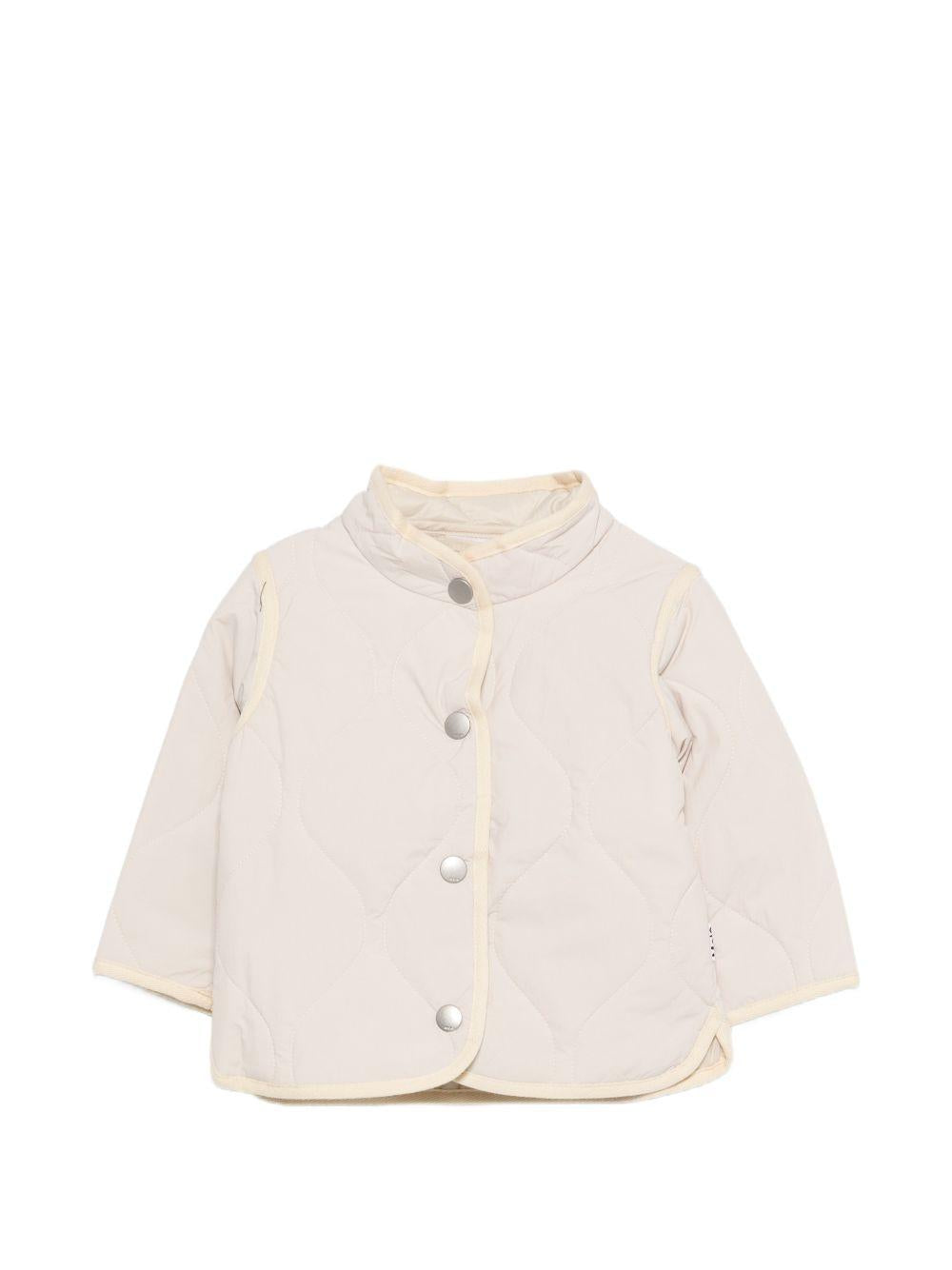 Piumino Harrie per neonata Molo beige con design trapuntato 5S26M311 5645 MOLO KIDS 