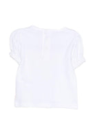 T-shirt per neonata Billieblush bianca con stampa grafica fragole U21814 10P BILLIEBLUSH 