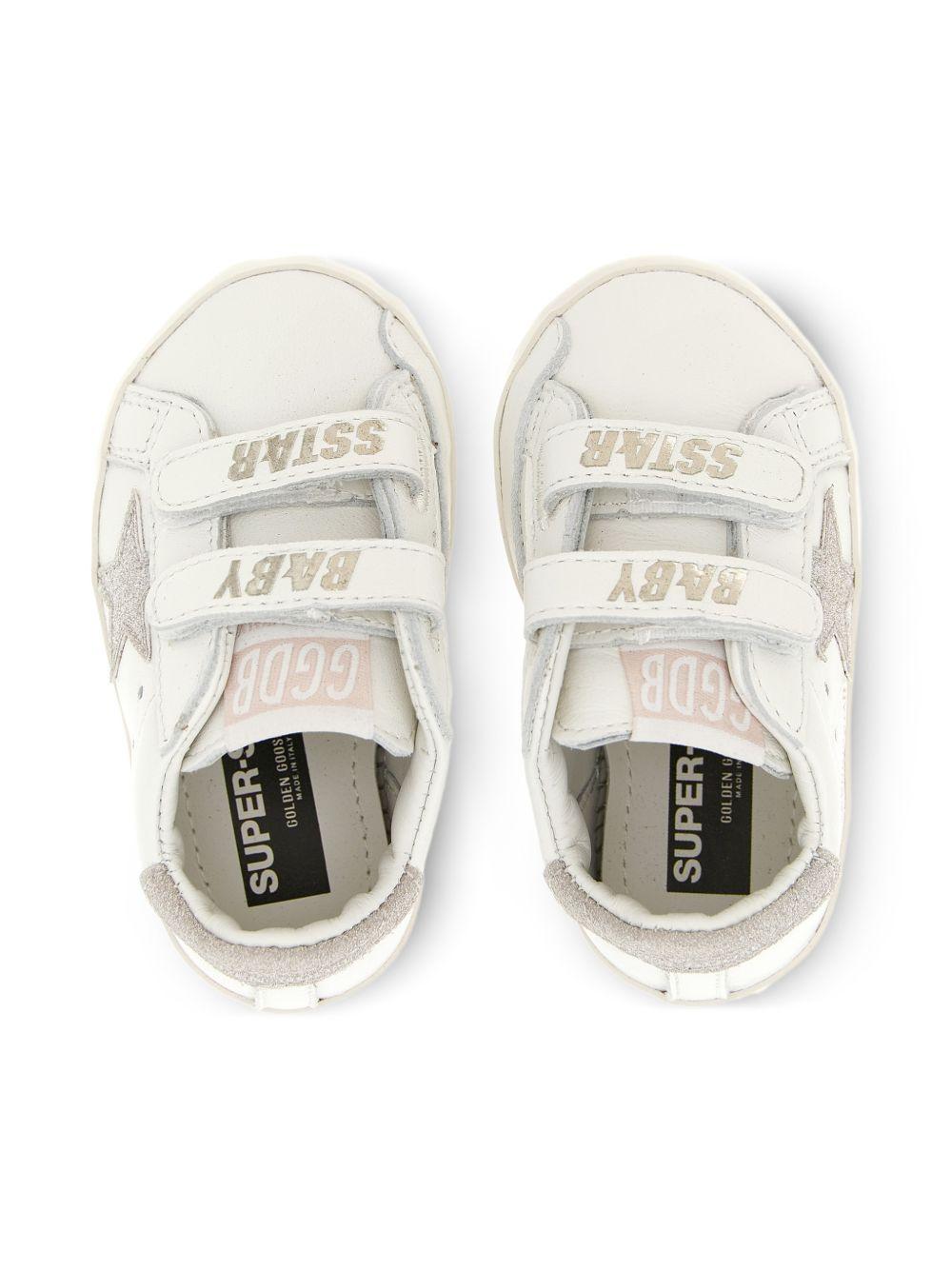 Sneakers Old School per neonati Golden Goose Kids bianche con decorazione stella F00166F008016 10847 GOLDEN GOOSE KIDS 
