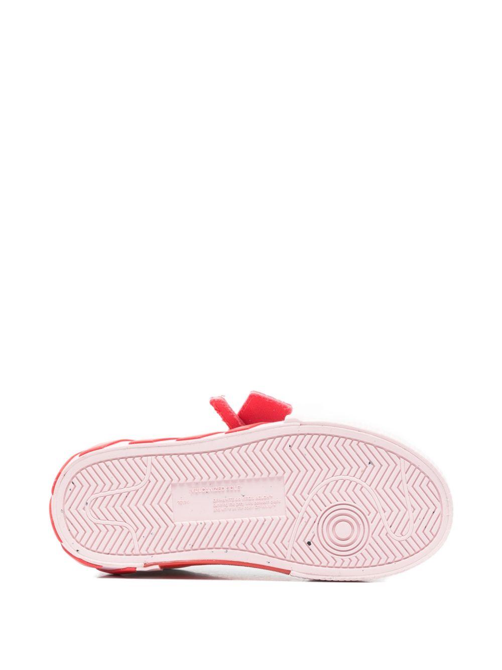 Sneakers per bambina Off White Kids bianca con dettagli fucsia OGIA001S26LEA001 013C OFF WHITE KIDS 