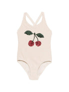 Costume da bagno per bambina Konges Slojd multicolore con spalline incrociate KS104860 ROSE KONGES SLOJD KIDS 