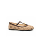 Ballerine per bambina Gucci Kids beige con caratteristica fibbia doppia GG 750605FACYJ 9754 GUCCI KIDS 