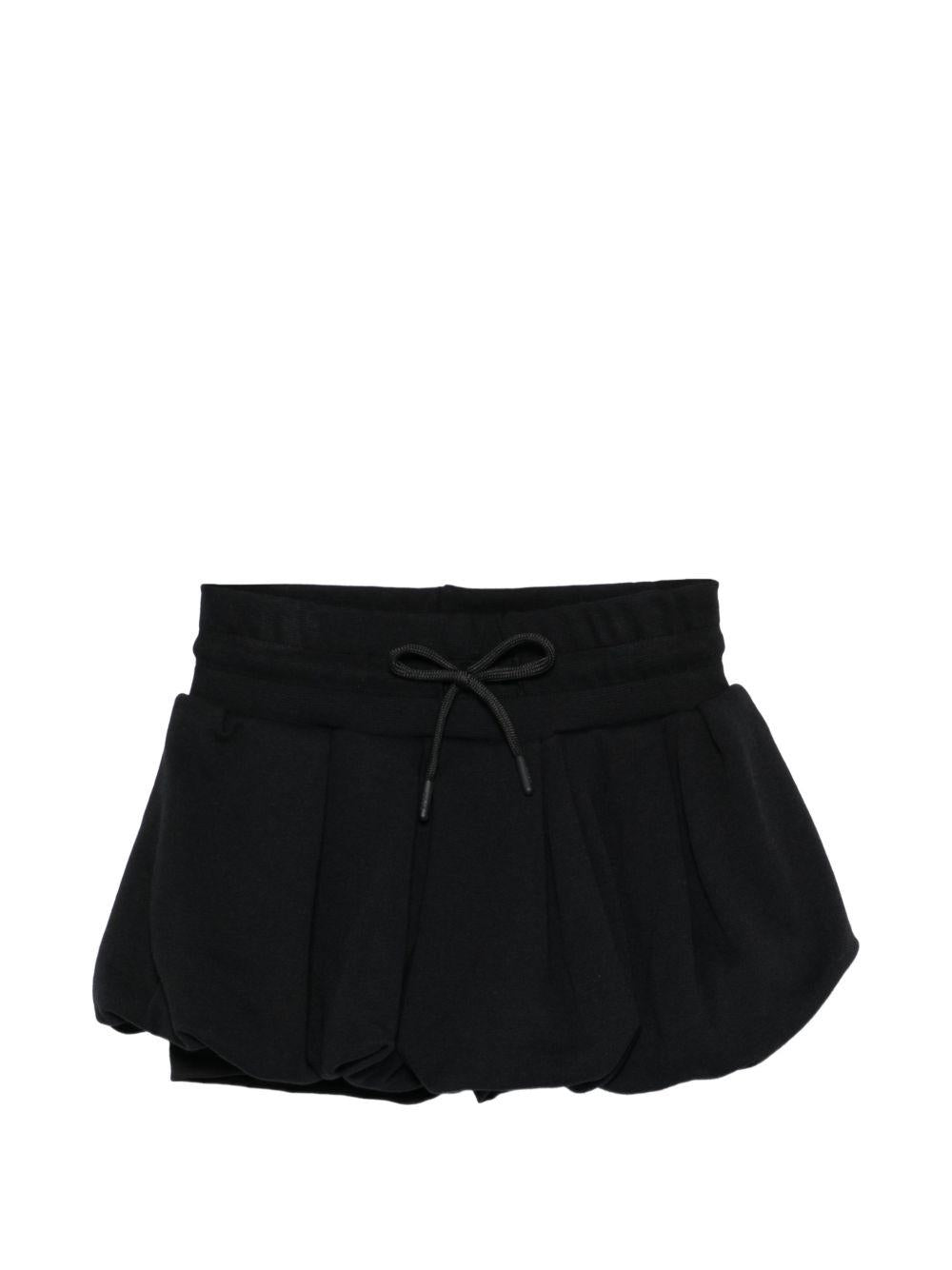 Shorts per bambina MSGM Kids neri con logo sul retro S6MSJGST086 110 MSGM KIDS 