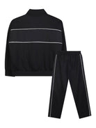 Set tuta sportiva per bambino Kenzo Kids blu con rifiniture a contrasto K61396 095 KENZO KIDS 