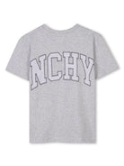 T-shirt per bambino Givenchy Kids grigio con stampa con logo H30738 A01 GIVENCHY KIDS 