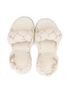 Sandali per bambina Donsje Benz beige con dettaglio intrecciato 2026100 SW008 DONSJE KIDS 