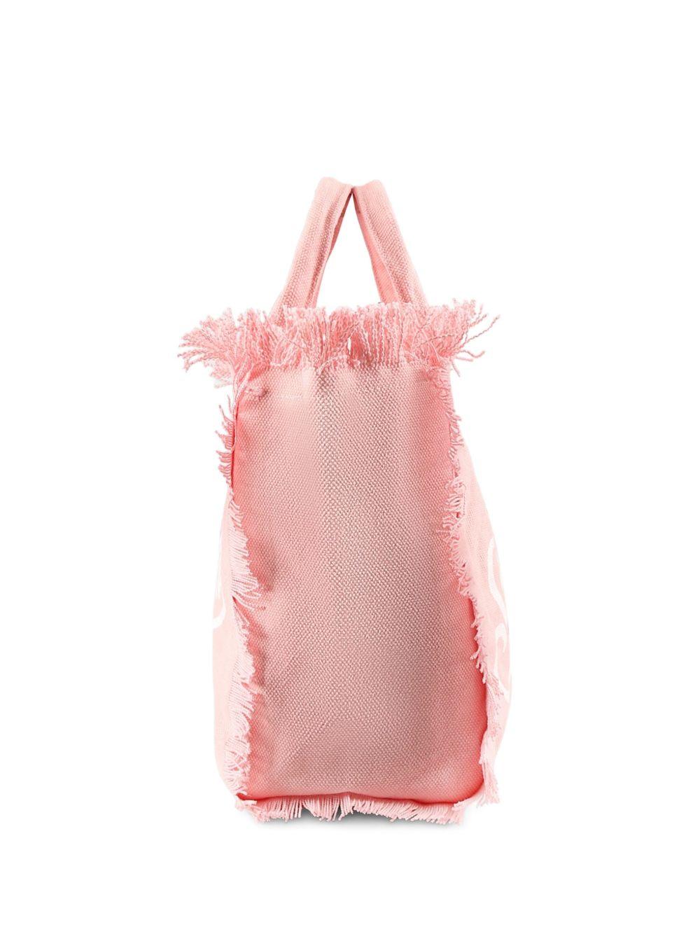 Borsa Colette MC2 Saint Barth rosa con dettaglio frange COL0001 00135L MC2 ST. BARTH KIDS 