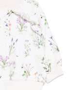 Felpa Daphne per neonata Molo beige con stampa fiori 4S26J201 9541 MOLO KIDS 