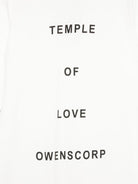 T-shirt Jumbo per bambino Rick Owens Kids bianca con scritta sul davanti BG01F3274RNP14P 1109 RICK OWENS KIDS 