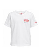 T-shirt per bambino MC2 Saint Barth Kids bianca con stampa grafica sul retro PRL0001 02008L MC2 ST. BARTH KIDS 