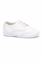 Stringate per neonato Andrea Montelpare bianco con chiusura con lacci MT952 BIANCO MONTELPARE TRADITION KIDS 