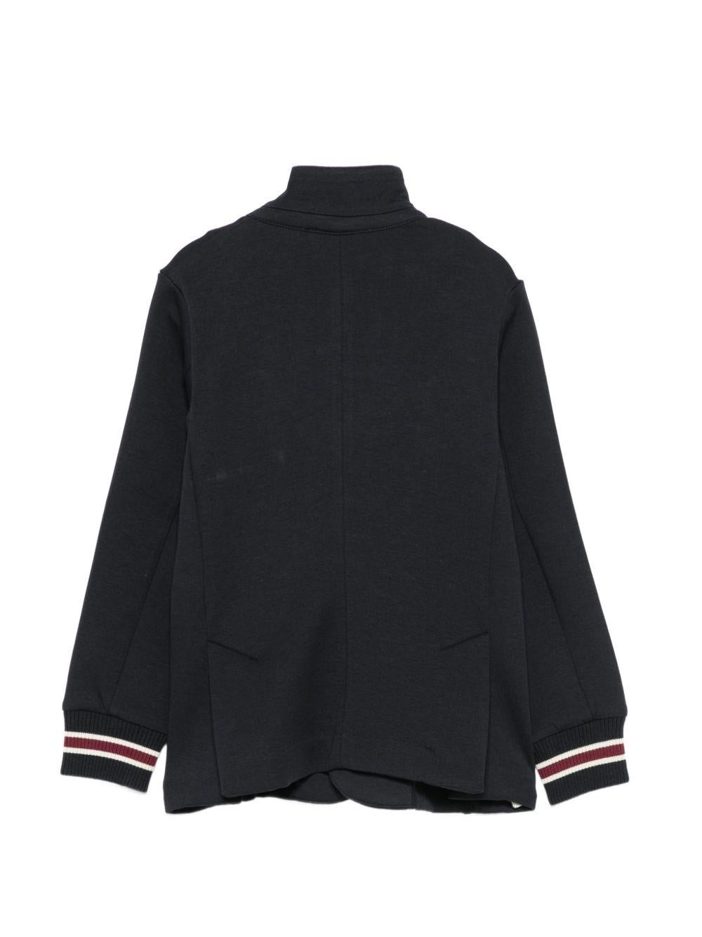 Blazer per bambino Emporio Armani Kids blu con patch logo EB001532 AF10126 UB118 EMPORIO ARMANI KIDS 