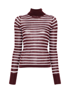 T-shirt  per donna ALYSI viola con collo alto 265455 A5050 UV/LT ALYSI 