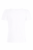T-shirt per bambina Monnalisa bianca con stampa a fiori 71G602 7201 0001 MONNALISA KIDS 