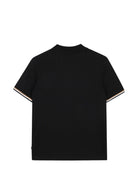 Polo per bambino Boss Kids nera con borsi a contrasto J52958 09B BOSS KIDS 