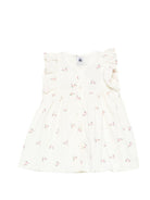 Abito per neonata Petit Bateau bianco con stampa a fiori A0F3R 01 PETIT BATEAU KIDS 