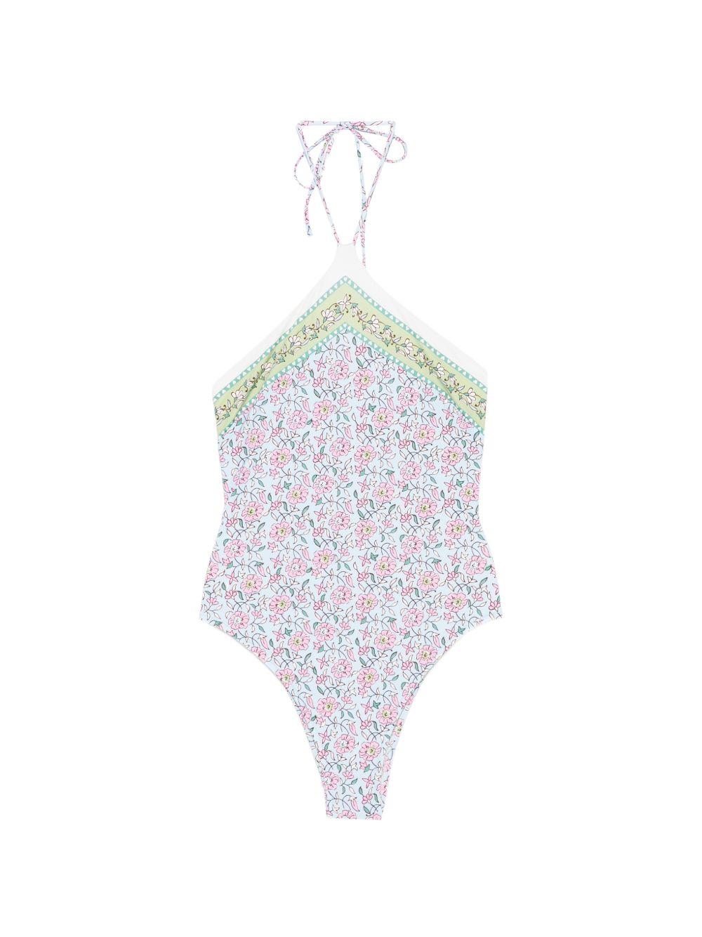 Costume Meryem per donna MC2 Saint Barth multicolore con stampa floreale all-over MRYE001 08720L MC2 ST. BARTH 
