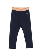 Leggings per bambina Versace Kids blu con elastico in vita 10249251A18119 2U9J0 VERSACE KIDS 