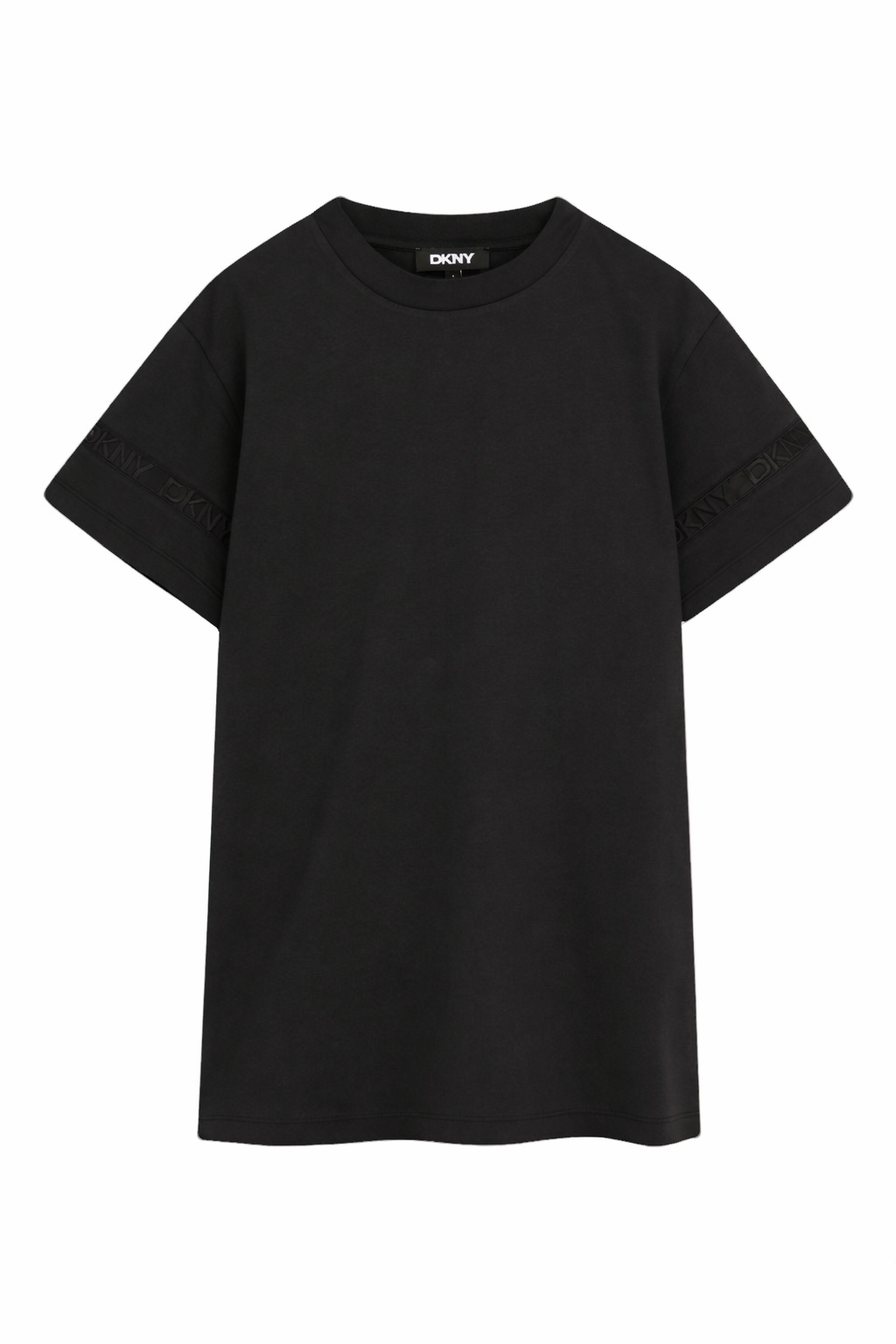 Abito per bambina DKNY Kids nero a maniche corte D62600 09B DKNY 