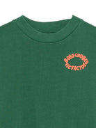 T-shirt  per bambino Bobo Choses verde con stampa del logo B225AC021 311 BOBO CHOSES 